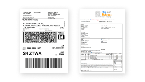 Receive Shipping Labels Receive Shipping Labels